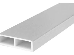 Wandanschlußleiste für ThermoSpace Tür 25 mm Grau Meterware