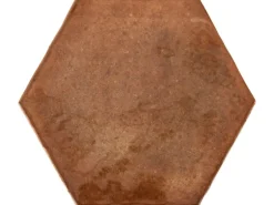 Wandfliese Antik Hexagon Steingut Cotto Glasiert Glänzend 15 cm x 17,5 cm