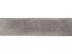 Wandfliese Antik Steingut Grau Glasiert Glänzend 7,5 cm x 30 cm