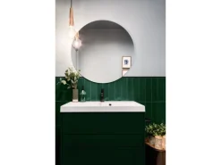 Wandfliese Artisa Steingut Grün Glasiert Glänzend 7,5 cm x 30 cm