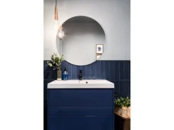 Wandfliese Artisa Steingut Blau Glasiert Glänzend 7,5 cm x 30 cm