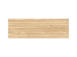 Wandfliese Lamellenoptik 89 cm x 29 cm Helle-Beige
