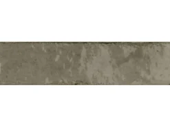 Wandfliese Lotis Steingut Grau Glasiert Glänzend 6 cm x 24 cm