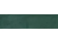 Wandfliese Saigon Steingut Glasiert Glänzend Grün 7,5 cm x 30 cm