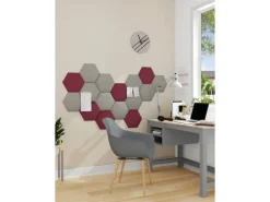 Wandkissen Diamant links 30 cm x 15 cm Beere