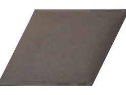 Wandkissen Diamant links 30 cm x 30 cm Dunkelgrau Samt