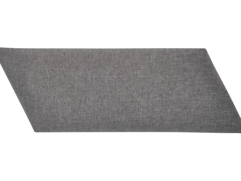 Wandkissen Diamant rechts 30 cm x 15 cm Dunkelgrau Struktur