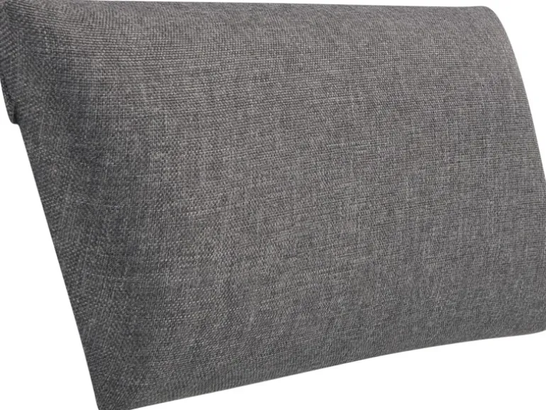 Wandkissen Diamant rechts 30 cm x 15 cm Dunkelgrau Struktur