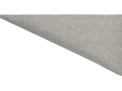 Wandkissen Dreieck 15 cm x 30 cm Hellgrau Struktur