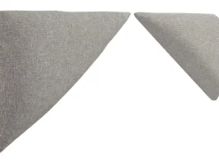 Wandkissen Dreieck 15 cm x 30 cm Hellgrau Struktur