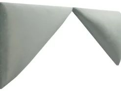 Wandkissen Dreieck 15 cm x 30 cm Mint Samt