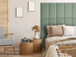 Wandkissen Dreieck 15 cm x 30 cm Mint Samt