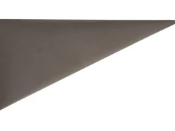 Wandkissen Dreieck 15 cm x 30 cm Dunkelgrau Samt