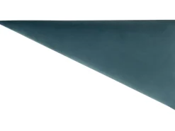 Wandkissen Dreieck 15 cm x 30 cm Petrol Samt