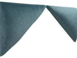 Wandkissen Dreieck 15 cm x 30 cm Petrol Samt