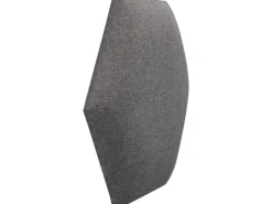 Wandkissen Hexagon 30 cm x 30 cm Dunkelgrau Struktur