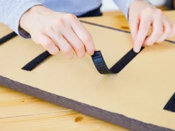 Wandkissen Quadrat 30 cm x 30 cm Sand Struktur