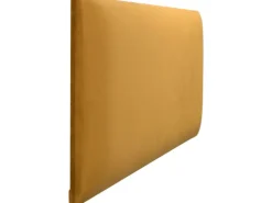 Wandkissen Rechteck 60 cm x 30 cm Gelb Samt