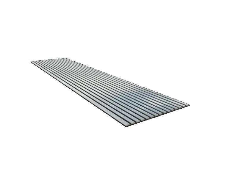 Wandpaneel Full Color mit Spiegel 2.600 mm x 600 mm x 17 mm Metallic