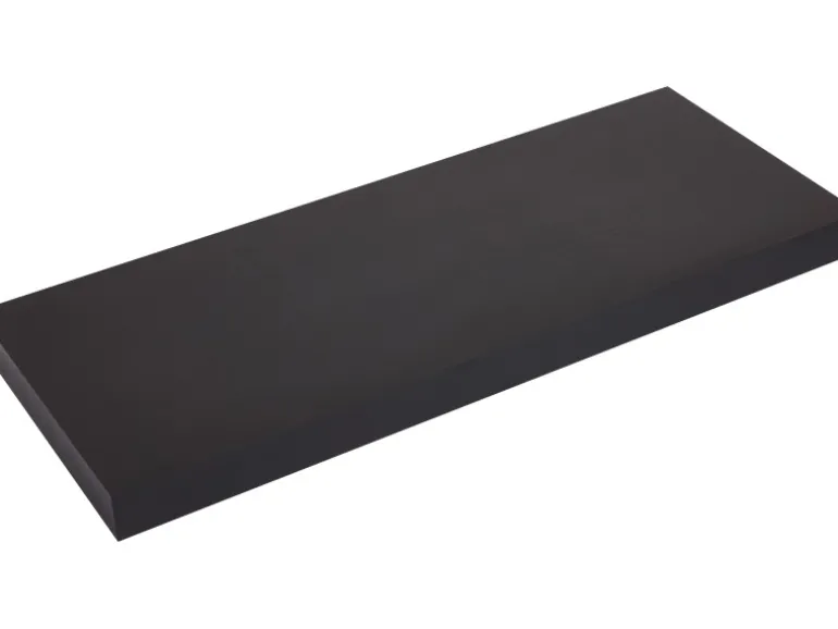 Wandregal Carlton 60 cm x 24 cm x 3,8 cm Schwarz