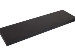 Wandregal Carlton 80 cm x 24 cm x 3,8 cm Schwarz