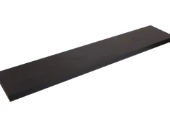 Wandregal Carlton 120 cm x 24 cm x 3,8 cm Schwarz