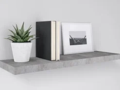 Wandregal Carlton 80 cm x 24 cm x 3,8 cm Beton