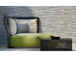 Wandverblender Eos Feinsteinzeug Grau 17 cm x 52 cm