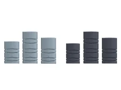 Waterform Regentonne Aqua Tower 450 l Grau