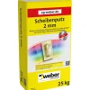 Weber Scheibenputz Weiß 2 mm Körnung 25 kg