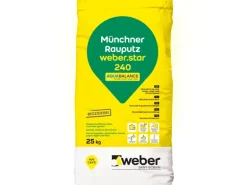 Weber.Star 240 AquaBalance Münchner Rauputz 3 mm Körnung 25 kg