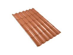 Weckman Pfannenblech Typ 2 Ziegelrot 1.150 mm x 1.140 mm x 0,5 mm