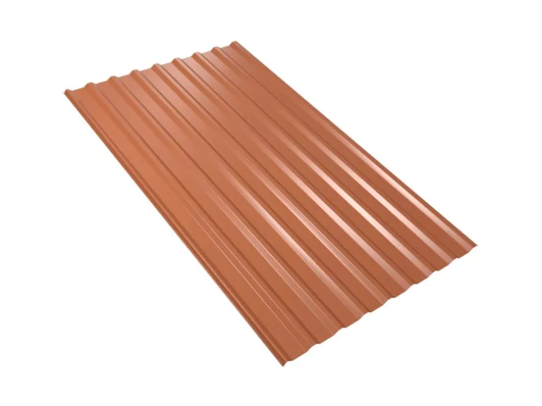 Weckman Trapezblech W20 mit Antikondensvlies 3.200 x 1.135 x 0,75 mm Ziegelrot