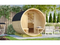 Weka Fasssauna 198 Sparset 9,0 kW Kompakt