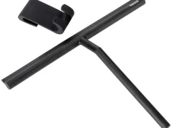 Wenko Badezimmerwischer Mola XXL mit breiter Wischfläche aus Silikon Schwarz