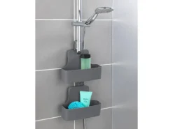 Wenko Duschcaddy Barcelona Anthrazit Kunststoff (TPE) 26 x 24 x 9 cm Anthrazit