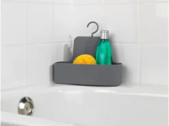 Wenko Duschcaddy Barcelona Anthrazit Kunststoff (TPE) 26 x 24 x 9 cm Anthrazit