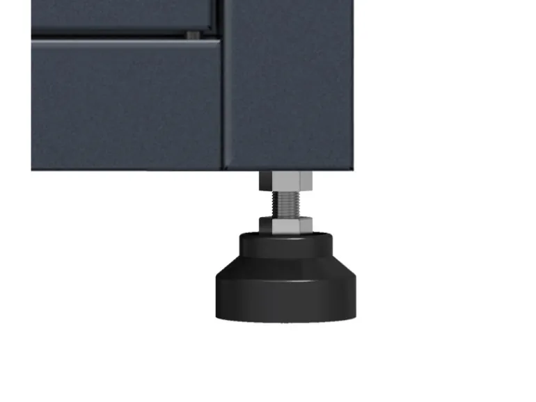 Westmann Metall-Hochbeet Plexa mit Stauraum 50 cm x 100 cm x 85 cm Anthrazit