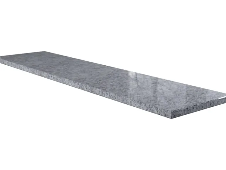 Wigasil Fensterbank Naturstein Sino mit Wasserrille 275 cm x 40 cm x 2 cm Grau