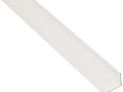 Winkelprofil ungleichschenklig Kunststoff 10 mm x 20 mm x 2.000 mm Weiß
