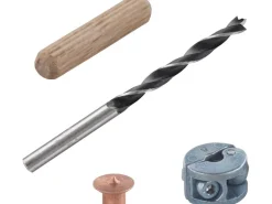 wolfcraft Dübel-Set Ø 6 mm 31-teilig