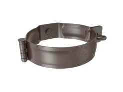 Zambelli Rohrschelle mit Gewindemuffe DN 100/ M10 Verzinkt Kupferbraun