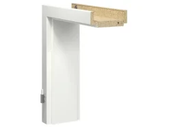 Zarge Wohnungseingangstüren CPL Weiß ähnl. RAL 9016 Sonder 198,5x86x8 cm Re