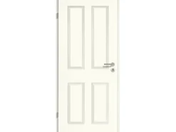 Zimmertür Brillant Classic 4004 ähnl. RAL9016 Vollspan 73,5 cm x 198,5 cm Li