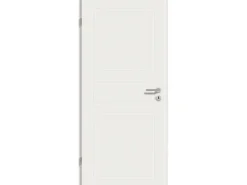 Zimmertür Brillant Contour Sira Typ 7103 Weiß 198,5 x 61 cm Anschlag L