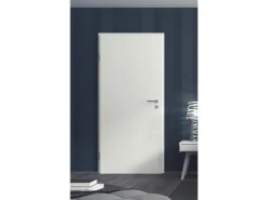 Zimmertür CPL Arctic Weiß ähnl. RAL 9016 (GL222) 73,5 cm x 211 cm Anschlag L