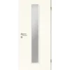 Zimmertür CPL Weiß ähnl. RAL9016 (GL222) LA-1 Satiniert 211 cm x 86 cm Re