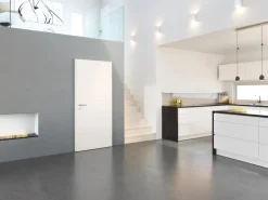 Zimmertür Modell Catro Line ähnl. RAL 9016 61,0 cm x 198,5 cm Anschlag Links