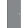 Zimmertür NeoLine 6505 GLN747 Staubgrau 61 cm x 198,5 cm Anschlag L
