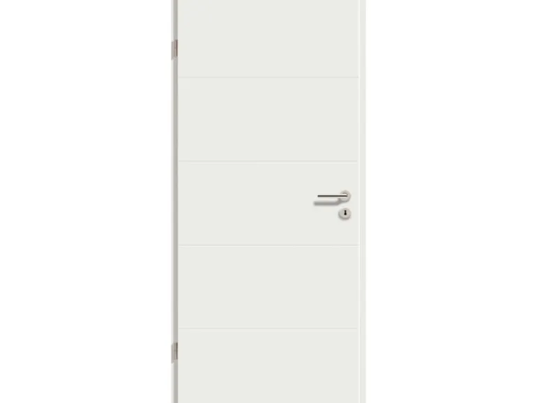 Zimmertür Neoline CPL-Folie Weiß 73,5 cm x 198,5 cm x 3,9 cm Anschlag L